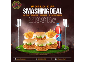 Juicy Chuck World Cup Smashing Deal 1 For Rs.2199/-